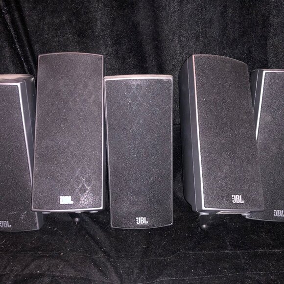 Lot of 5 JBL 160SISAT Speakers Surround Sound Satellite Grey